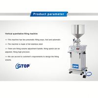 Ligne de production verticale semi-automatique pneumatique pour le remplissage de liquides : crème, savon liquide, désinfectant pour les mains, liquide vaisselle