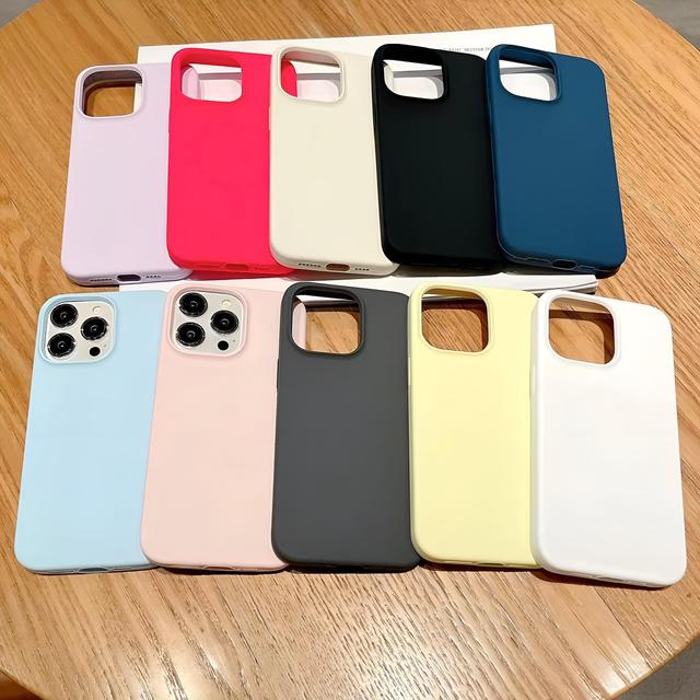 Custom Apple 17 Pro Max Liquid Magnetic Charging Silicone Phone case iPhone 16 Anti-drop protection Cover 17 Air