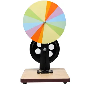 Gelsonlab HSPO-019 mano operado Newton color disco Newton disco de color Newton de la rueda de color para óptica física experimento
