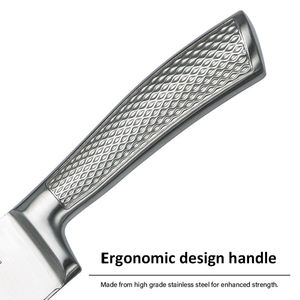 Wholesale <b>Sharp</b> Chef Cutlery <b>Set</b> Hollow Handle Stainless Steel Kitchen <b>Knife</b> <b>Set</b> with Dark Wooden <b>Knife</b> Block - Product Image 5