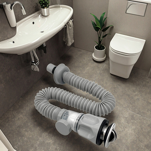Nuevo producto Venta caliente Fácil instalación Diseño moderno para lavabo de Baño 1 1/2 "Manguera de desodorización extensible - Product Image 4