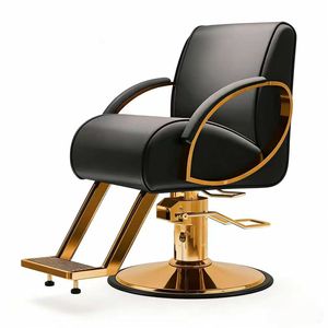 เก้าอี้ร้านทำผมสุดหรู เก้าอี้สปริงคุชชั่นสำหรับร้านทำผม โซนย้อมสีผมระดับไฮเอนด์ เก้าอี้หมุนยกได้สำหรับร้านทำผมระดับไฮเอนด์ - Product Image 1