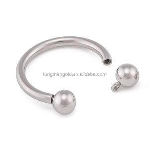 Classique hommes <span class=keywords><strong>Prince</strong></span> <span class=keywords><strong>Albert</strong></span> Piercing perle <span class=keywords><strong>anneau</strong></span> Zircon Plug & Tunnel bijoux avec ASTM F136 titane fileté corps cadeau - Product Image 6