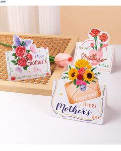 Tarjeta de Felicitación 3D con Ramo de <span class=keywords><strong>Flores</strong></span> para el Día de la Madre, Tarjeta Plegable con <span class=keywords><strong>Flores</strong></span> para el Día de la Madre, Tarjeta Postal de Felicitación para el Día de la Madre - Product Image 5