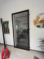 Pintu Lipat Kristal Tahan Air Modern Berkekuatan Tinggi - Partisi Tahan Benturan Ukuran Kustom untuk Kamar Tidur Dapur Ruang Tamu