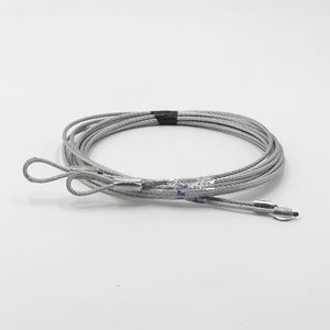 Kits <span class=keywords><strong>de</strong></span> quincaillerie pour portes <span class=keywords><strong>de</strong></span> <span class=keywords><strong>garage</strong></span> sectionnelles Câbles <span class=keywords><strong>de</strong></span> tension <span class=keywords><strong>de</strong></span> levage pour tambour <span class=keywords><strong>de</strong></span> <span class=keywords><strong>porte</strong></span> <span class=keywords><strong>de</strong></span> <span class=keywords><strong>garage</strong></span> <span class=keywords><strong>de</strong></span> 7 pi <span class=keywords><strong>de</strong></span> haut - Product Image 1