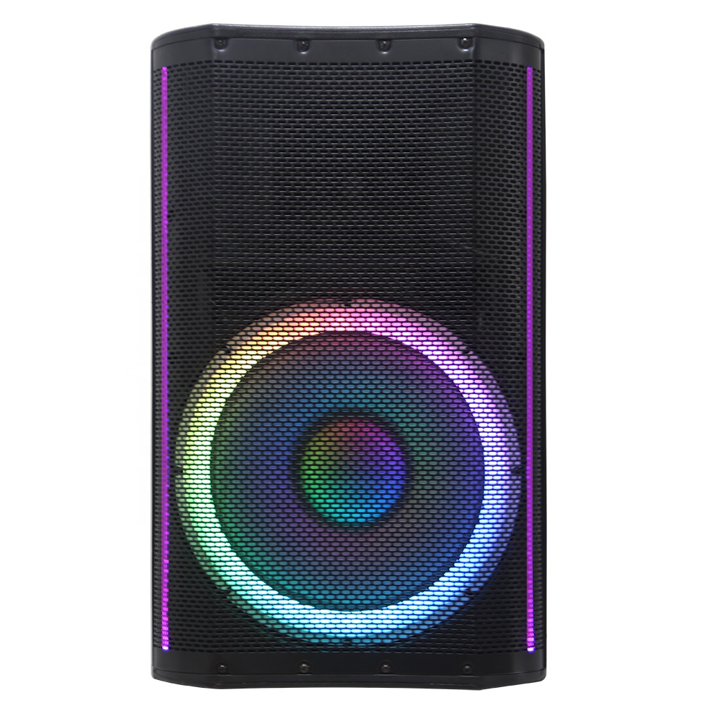 Professionnel 1000W 10 "Subwoofer sans fil Karaoké jeux dj boîte PA système de son Parti LED lumière TWS-Micro-ECHO-FM Bocina parlant