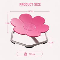Chaise pivotante pour enfants autistes, siège sensoriel pour enfants, chaise tournante, tabouret oscillant, jouets pour s'asseoir et tourner, équipement de physiothérapie pour l'équilibre