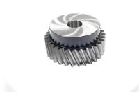Engrenages hélicoïdaux en acier forgé usinés CNC sur mesure OEM ODM 420, composants de transmission en métal de haute qualité