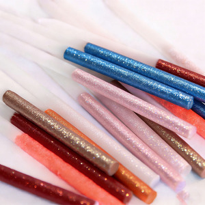 Merri augurio verde rosa sfumato candela colore romantico festa di compleanno esile candela per festa di nozze - Product Image 4