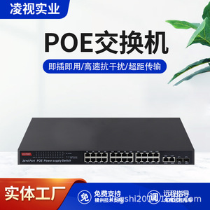 Conmutador PoE Gigabit de 24 puertos Ling Shi con 4 puertos SFP y fuente de alimentación integrada para expansión de red - Product Image 5