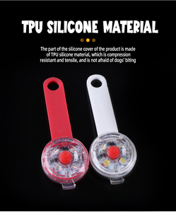 Colgante brillante para mascotas, con Clip, recargable vía USB, impermeable, de seguridad, de TPU, Led, con luz Led - Product Image 5