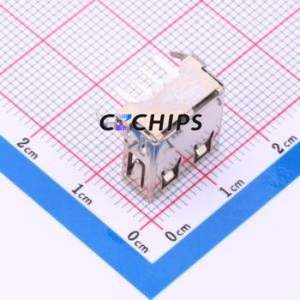 USB90-02-T1-3A-W USB Connector Bent Lead Through Hole Connector Type-A USB 2.0 Female Right Angle Insert - Product Image 2