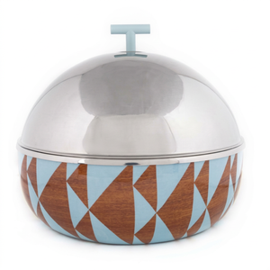 Rounded Shape Insulated Casserole Stainless Steel Hot <b>Pot</b> Multi Color Enamel Printed Finishing Customized Large Capacity Hot <b>Pot</b> - Product Image 1