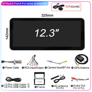 LEHX L6PRO 12,3 Zoll BMW Mercedes-Stil Carplay Android Auto 2Din Autoradio GPS 360-Grad-Ansicht Verstärker OBD2 FM-Transmitter 1 Jahr - Product Image 6