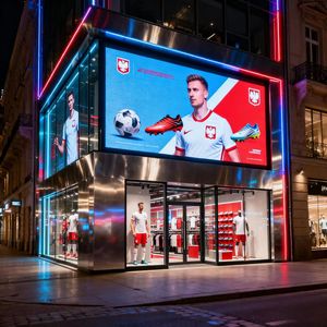 Écran LED numérique extérieur P2.9 de 6,56 pieds x 9,84 pieds pour les matchs de football de l'équipe nationale polonaise, <span class=keywords><strong>magasin</strong></span> essentiel - Product Image 3