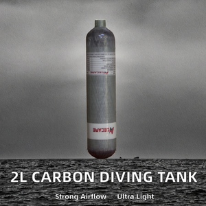 Cilindro de Buceo de Fibra de Carbono Marvel 2L, Tecnología CE 4500Psi, Alta Presión, Ligero, Lleno de Oxígeno, Modelo CFFC96-2.0-30-A, Hecho en China - Product Image 2