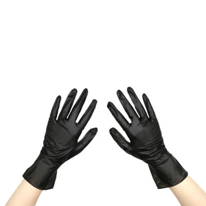 Vinyl Nitrile Blend Gloves Tough Disposable Vinyl Gloves Food Black Dental Gloves - Product Image 2