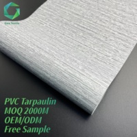 Rouleau de bâche enduite PVC durable 450 g/m² 1000D imperméable occultant extensible résistant aux UV pour auvent de camping-car