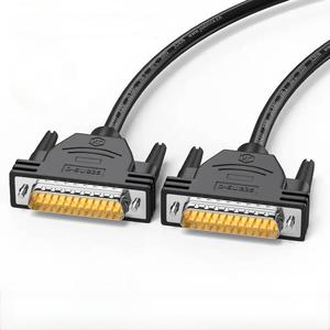 Câble d'extension en plastique à sertir DB25 de 3 pieds pour moniteur M/F D-Sub 25pin Connector Serial Parallel <span class=keywords><strong>Male</strong></span> Female Print Braid Computer - Product Image 4