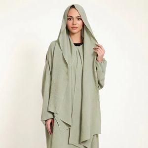 Abaya <span class=keywords><strong>en</strong></span> <span class=keywords><strong>pistache</strong></span> pour femmes, 8 couleurs, vêtements modestes, vêtements islamiques - Product Image 5
