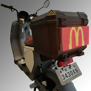 Pantalla LED para Motocicleta, Caja Superior, Respaldo, Publicidad Móvil para Scooter Eléctrico, Pantalla LED Universal Versátil para Motocicleta - Product Image 3