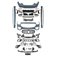 Kit carrosserie S63 Style : Pare-chocs avant, diffuseur arrière, calandre, à monter sur les vis, pour Mercedes Benz W223 Normal 2021-2023