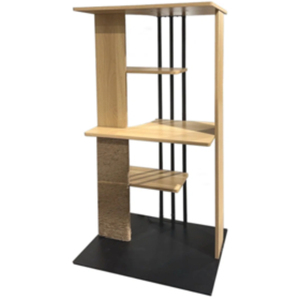 Árbol para gatos Calit, modelo Cali, de roble. El árbol para gatos Cali es un mueble moderno y multifuncional, perfecto para gatos y hogares elegantes. Diseñado para serlo. - Product Image 2