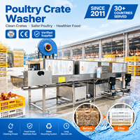 WINBOND Bacs industriels pour poissons et cages à poulets entièrement automatiques électriques en acier inoxydable 304, contrôlés par PLC, autonettoyants, haute performance