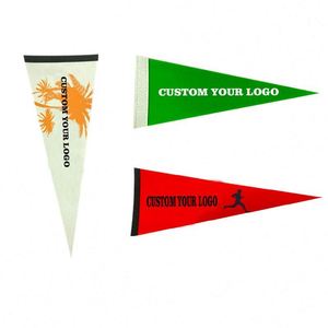 Nouveau design Sunshine – Drapeau de l'équipe de football de Tunisie, fanion, guirlande de drapeaux à pompons, bannière en feutre imprimée, personnalisable et durable pour votre événement - Product Image 1