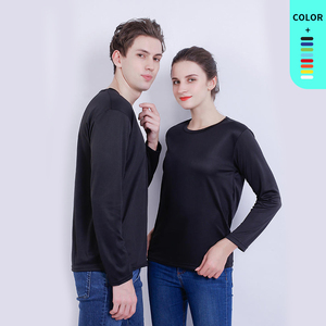 Enfant en bas âge enfants goutte épaule surdimensionné décontracté basique solide col rond Baggy t-shirt pour garçons - Product Image 6