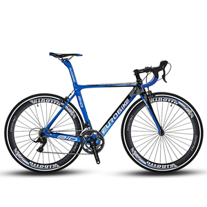 Vélo de route en fibre de carbone intégrale 700C de qualité supérieure en Chine avec système de changement de vitesse et freins à disque, performances optimales, aluminium 56 cm - Product Image 2