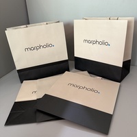 Sacs cadeaux en papier d'art écologiques de luxe personnalisés, recyclables, avec logo gaufré, fermeture magnétique, ruban pour vêtements et chaussures