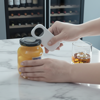 Ouvre-bouteille magnétique 3-en-1 multifonction en plastique, décapsuleur et ouvre-boîte pour impression de logo personnalisé