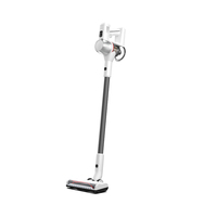 Aspirateur vertical sans fil 200W BLDC 24kPa, autoportant, avec technologie cyclonique, lumières LED, rechargeable, fixation murale, aspirateur pour voiture avec batterie.