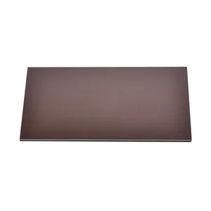 Scratch-resistant coffee color 3d boards 3mm 4mm plastic acp 4x8 feet aluminum composite panel for van truck sidewalls and doors