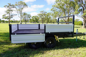 Remolque de Plataforma Plana de Aluminio Ligero Todoterreno, Neumáticos para Todo Terreno, Remolque de <span class=keywords><strong>Camping</strong></span> Resistente - Product Image 2
