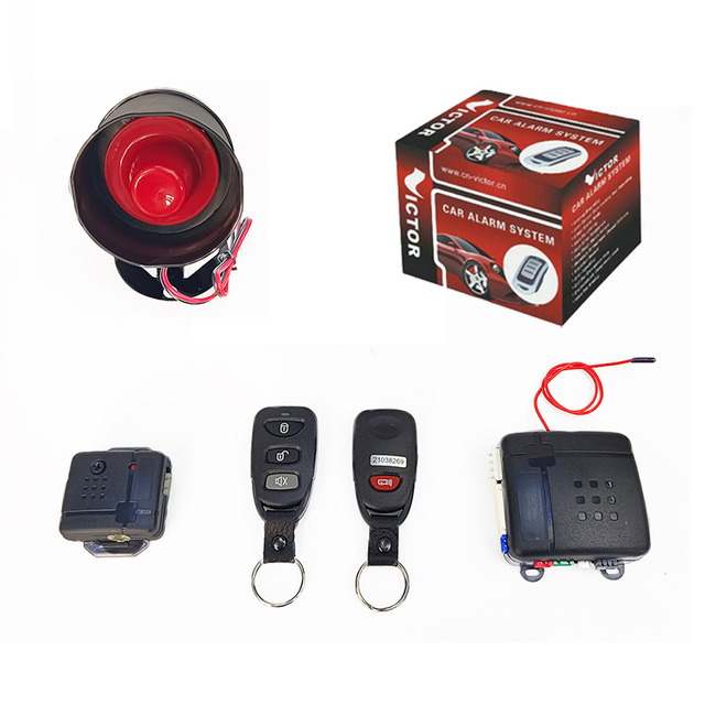 Universal One Way Vibrating Car Alarm Anti Hijacking Security System