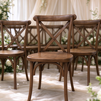 Chaise en résine plastique à dossier croisé pour la location, événements, mariages, réceptions, capacité 450 kg, vente en gros