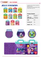 Échantillon gratuit KEYBABY Livres d'autocollants en gel personnalisés à scènes répétées et réutilisables Livres d'activités d'impression pour enfants collés pour enfants