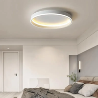 Plafonnier LED moderne nordique, luminaire décoratif d'intérieur, idéal pour une chambre à coucher, un salon, une salle à manger, un couloir ou un balcon