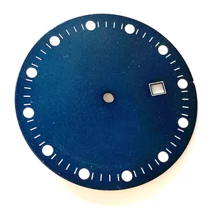 定制28.5毫米绘画手表表盘，带圆点夜光手表零件