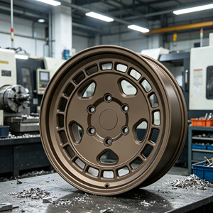 ล้อฟอร์จสีบรอนซ์ด้าน ขนาด 6x135 6x139.7 5x120 สำหรับ F-<span class=keywords><strong>150</strong></span> โตโยต้า แลนด์ครุยเซอร์ ทาโคมา เชฟโรเลต ซิลเวอราโด ขนาด 17-24 นิ้ว - Product Image 4