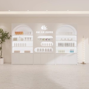 Tủ trưng bày mỹ phẩm, tủ trưng bày mẫu sản phẩm salon làm đẹp, tủ trưng bày cửa hàng mẫu, tủ nền phòng phát thanh, tủ thương mại - Product Image 3