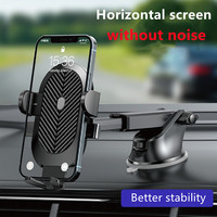 Support de téléphone universel pour voiture, rotatif à 360 degrés, rétractable, flexible, à insérer, fixation sur le tableau de bord de la voiture
