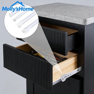 Glissière de tiroir robuste à montage inférieur en acier allié blanc de 12 pouces pour réparation de meubles et commodes - Product Image 5