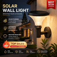 Lampes murales solaires d'extérieur, étanches, LED, pour jardin, économie d'énergie, avec détecteur de mouvement, éclairage extérieur