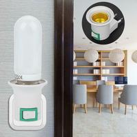 Support de lampe E27 à vis avec adaptateur secteur, douille murale, prise américaine et européenne, Rotation à 360 degrés