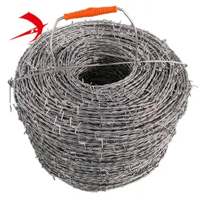 卸売 戦闘ワイヤーかみそり-フェンス用亜鉛メッキ有刺鉄線ロール価格