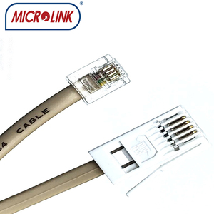 Câble <span class=keywords><strong>téléphonique</strong></span> plat, fil de raccordement, RJ11 RJ14 6P4C type US vers type UK, cordon de raccordement, <span class=keywords><strong>ligne</strong></span> <span class=keywords><strong>téléphonique</strong></span> - Product Image 6